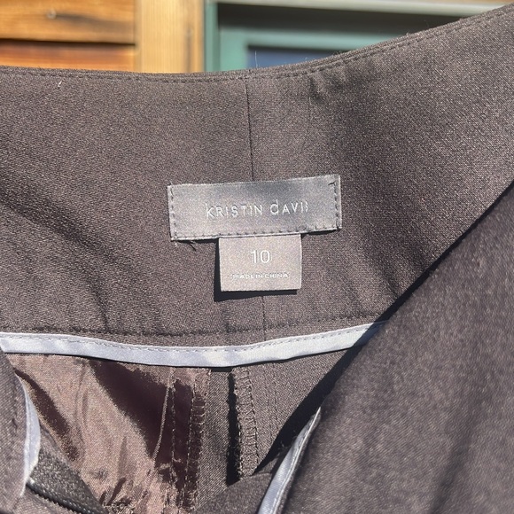 Kristin Davis Brown Business Pants, Size 10 - Picture 9 of 11